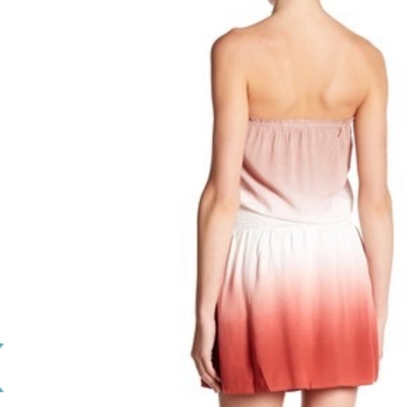 AAKAA Strapless Ombre Mini Dress With Pockets - Picture 2 of 2